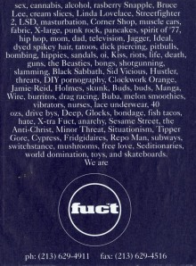 Fuct 1993 Thrasher Ad